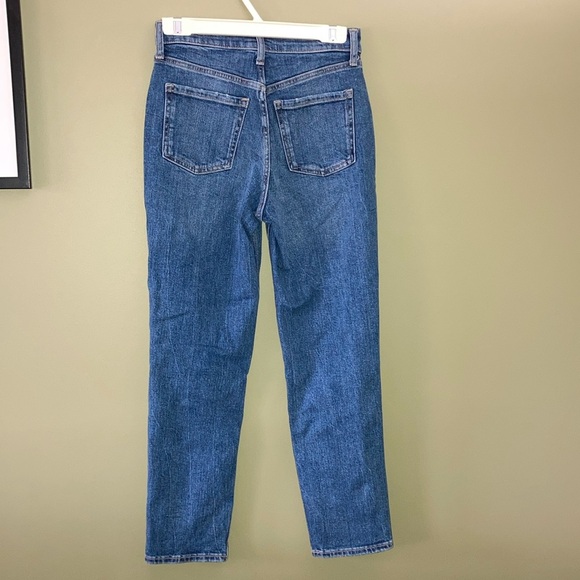 Old Navy Blue Straight Leg Denim with Distressed Details - Picture 6 of 13